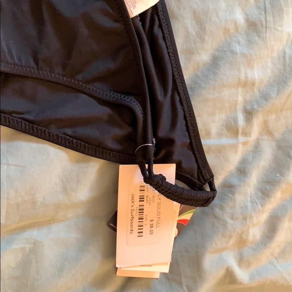 Never been worn black bikini bottoms